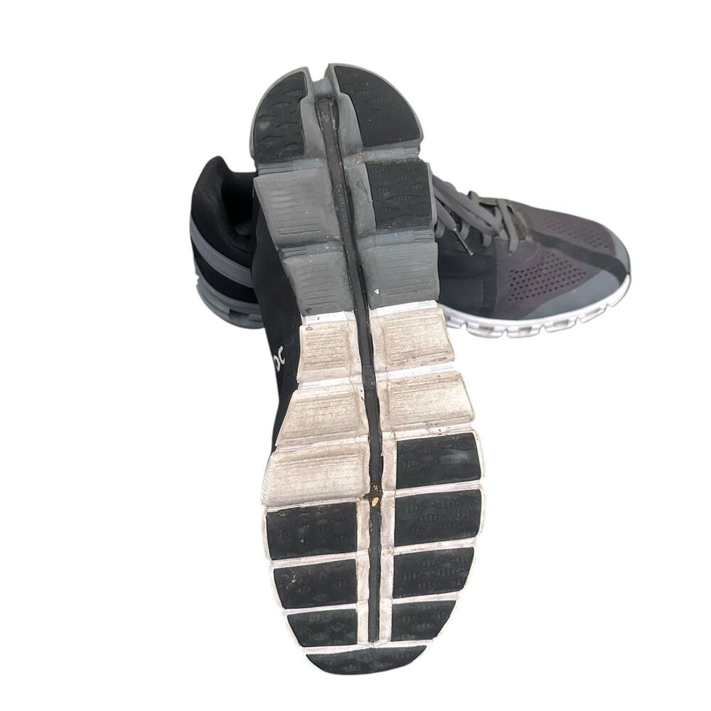 On Cloudflow 3.0 Shoes Mens 14 Gray Black Athletic Running Workout Sneakers - Picture 9 of 11